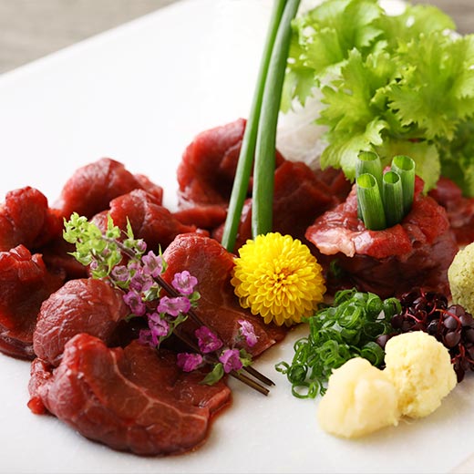 信州名物 馬刺しの御造り